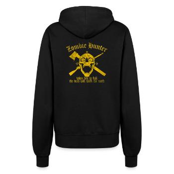 Zombie hunter - Frauen Kapuzenjacke - Schwarz - Hinten - Maraike (178cm)