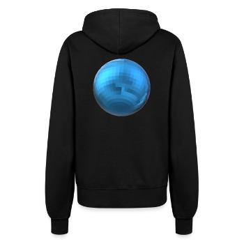 Blaue Kugel - Frauen Kapuzenjacke - Schwarz - Hinten - Maraike (178cm)