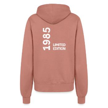 1985 Limitierte Auflage - Frauen Kapuzenjacke - Altrosa - Hinten - Maraike (178cm)