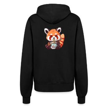 Red Panda Petit Panda Ramen - Veste à capuche Femme - noir - Dos - Maraike (178cm)