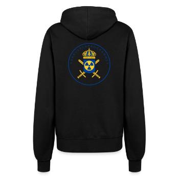 Das schwedische Atomwaffenprogramm - Frauen Kapuzenjacke - Schwarz - Hinten - Maraike (178cm)
