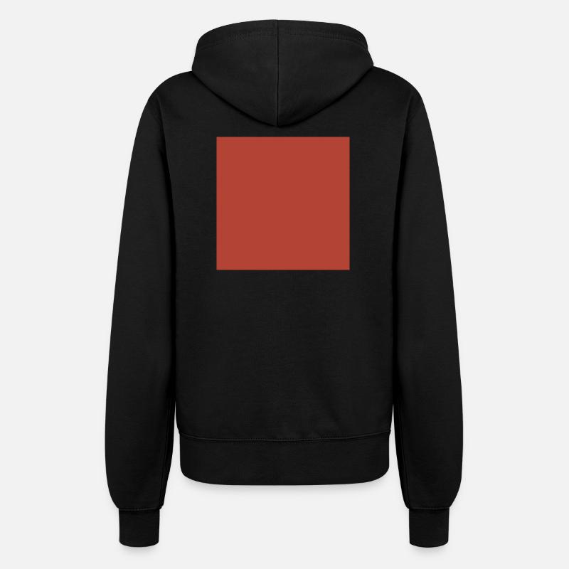 Dark Red Square 5000x5000 px - Women’s Hooded Jacket - black