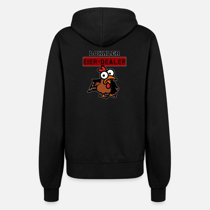 Local egg dealer - Women’s Hooded Jacket - black