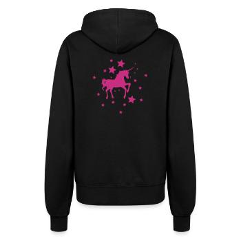 einhorn/sterne - Women’s Hooded Jacket - black - Back - Maraike (178cm)