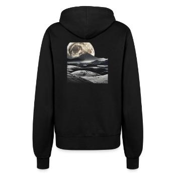 Lunar Magnificence: Ein irdisches Fest - Frauen Kapuzenjacke - Schwarz - Hinten - Maraike (178cm)