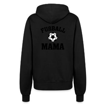 Fußball Mama - Frauen Kapuzenjacke - Schwarz - Hinten - Maraike (178cm)