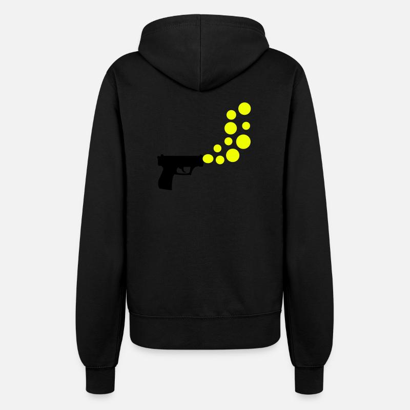 bubble gun - Women’s Hooded Jacket - black