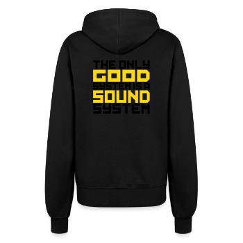good_sound_2c - Veste à capuche Femme - noir - Dos - Maraike (178cm)