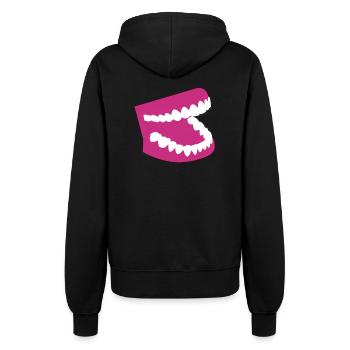 Gebiss - Frauen Kapuzenjacke - Schwarz - Hinten - Maraike (178cm)