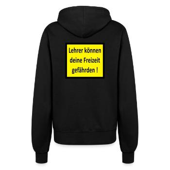 Les enseignants peuvent mettre en danger votre - Veste à capuche Femme - noir - Dos - Maraike (178cm)