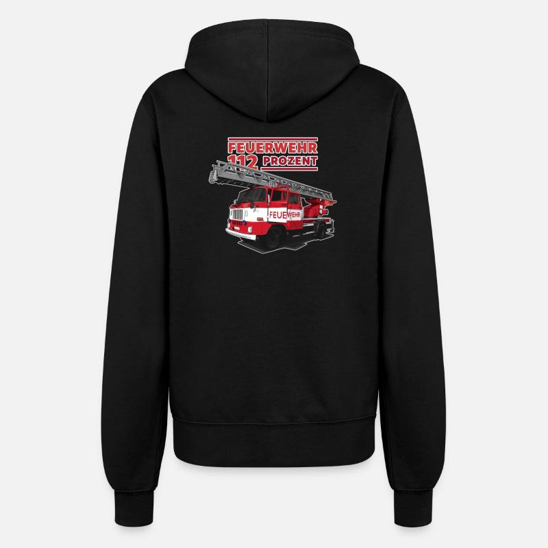 Pompiers // RDA // Illustration - Veste à capuche Femme - noir