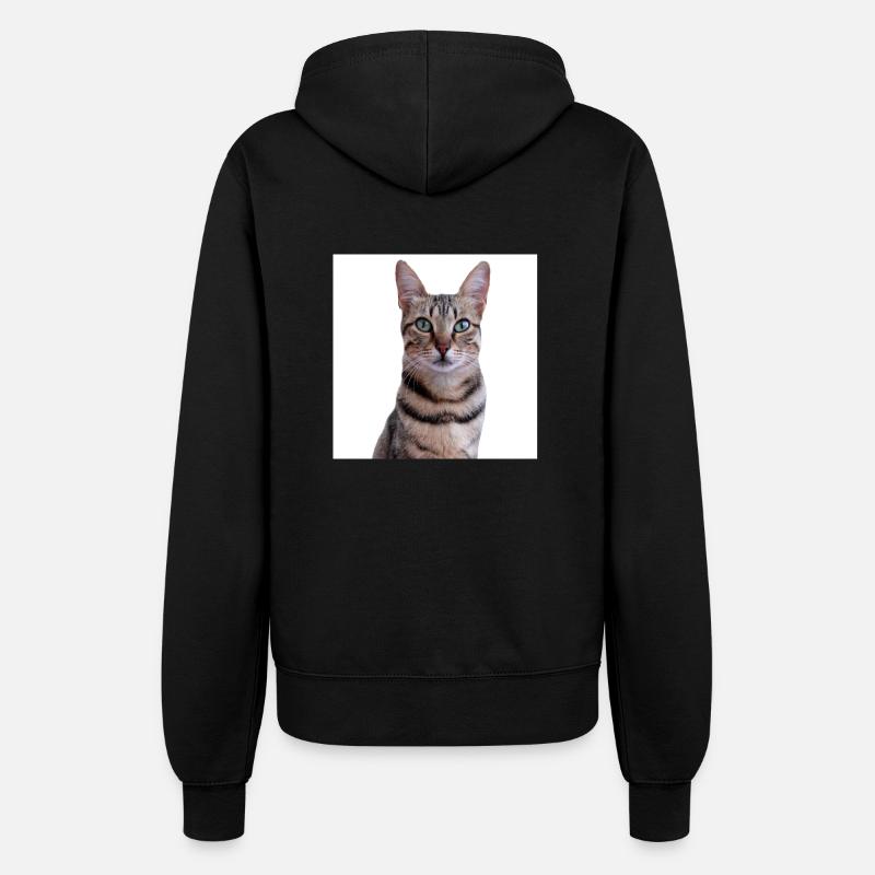 Chat chat chaton doux - Veste à capuche Femme - noir