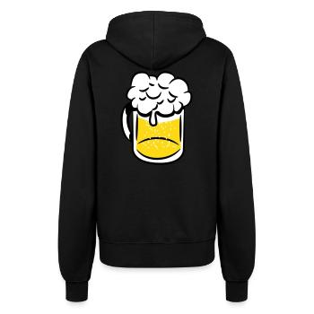 Poignée de boire de la bière - Veste à capuche Femme - noir - Dos - Maraike (178cm)