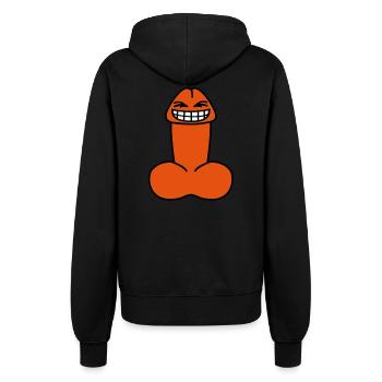 cheeky_penis - Women’s Hooded Jacket - black - Back - Maraike (178cm)