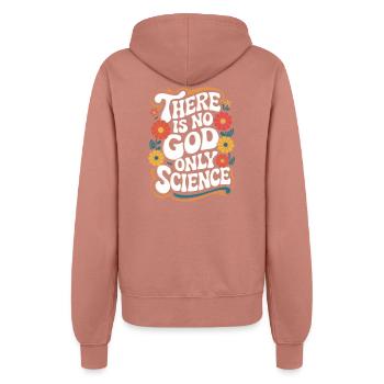 Atheismus Atheist Anti-Religion Agnostiker - Frauen Kapuzenjacke - Altrosa - Hinten - Maraike (178cm)