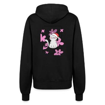 Weihnachtsgeschenke für Katzen - Frauen Kapuzenjacke - Schwarz - Hinten - Maraike (178cm)