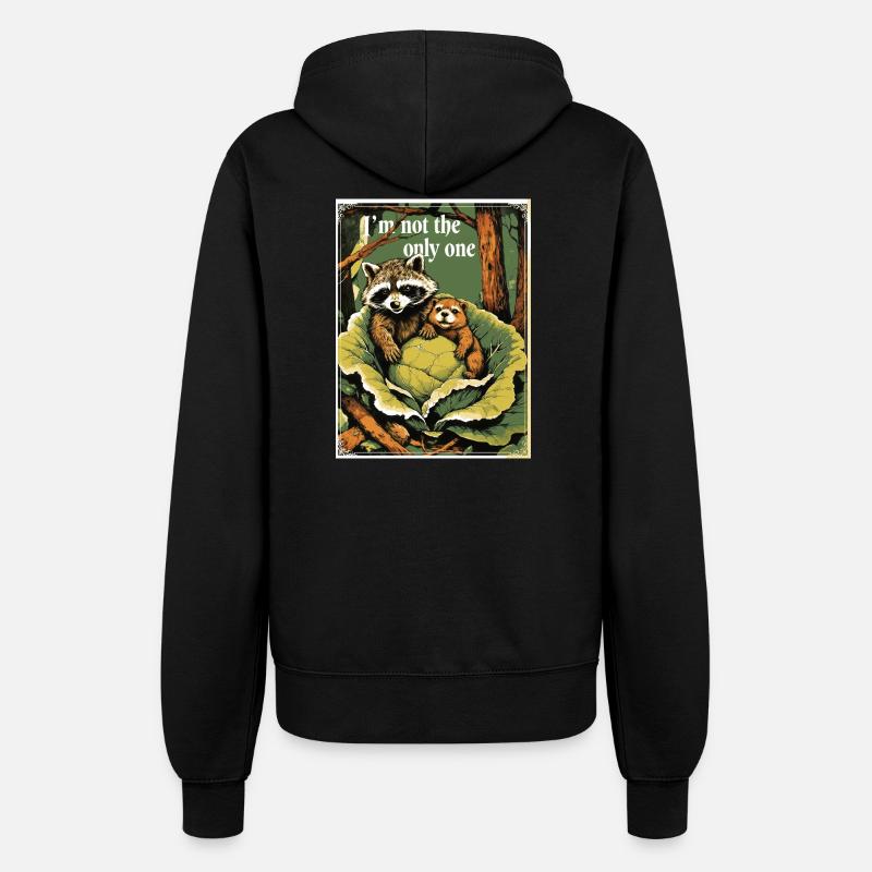 Not Alone - Women’s Hooded Jacket - black
