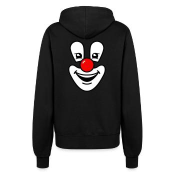 Clown - Frauen Kapuzenjacke - Schwarz - Hinten - Maraike (178cm)