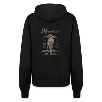 Aventure en montagne – Randonnée et nature - Veste à capuche Femme - noir - Dos - Maraike (178cm)