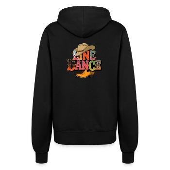 Line Dance Linedance mein Hobby - Frauen Kapuzenjacke - Schwarz - Hinten - Maraike (178cm)