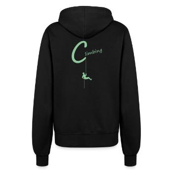 climb climbing - Frauen Kapuzenjacke - Schwarz - Hinten - Maraike (178cm)