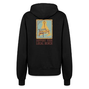 Support Bench - Frauen Kapuzenjacke - Schwarz - Hinten - Maraike (178cm)