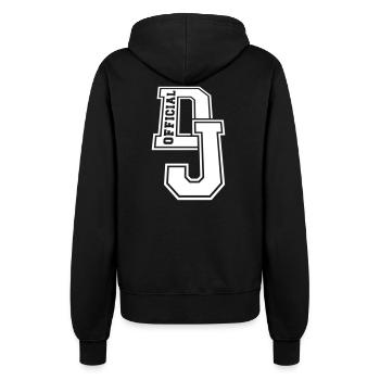 Cool Official DJ Club Musik Party Stempel Graffiti - Frauen Kapuzenjacke - Schwarz - Hinten - Maraike (178cm)