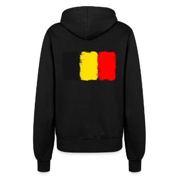 Belgium - Women’s Hooded Jacket - black - Back - Maraike (178cm)