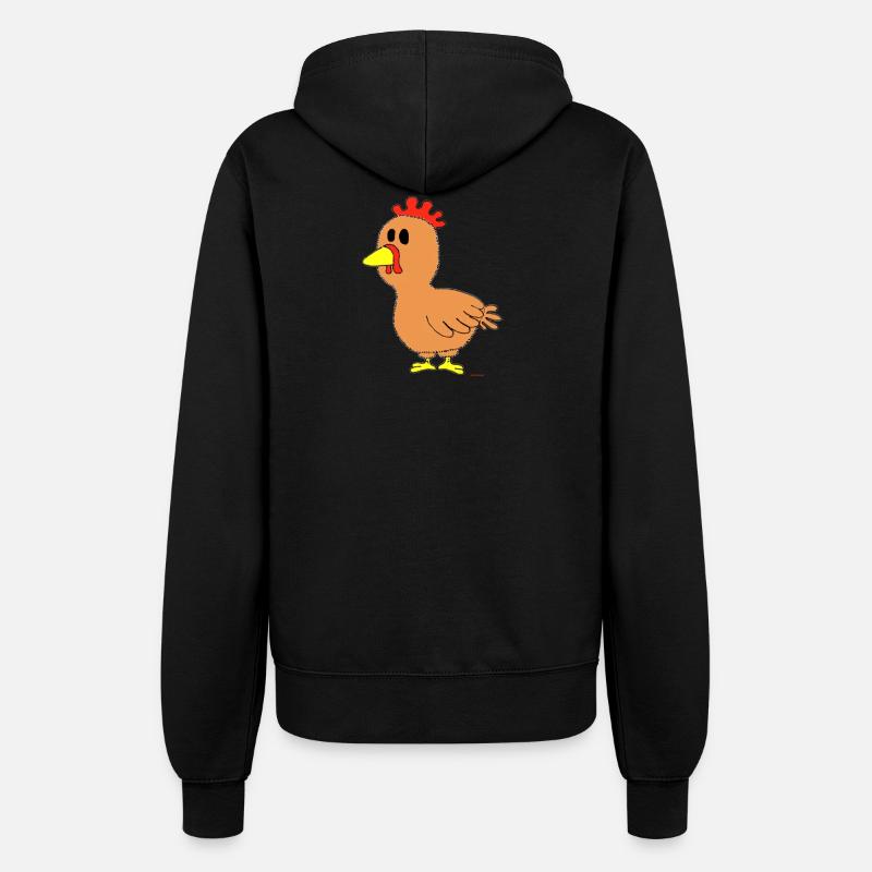 Chicken / chicken - Women’s Hooded Jacket - black
