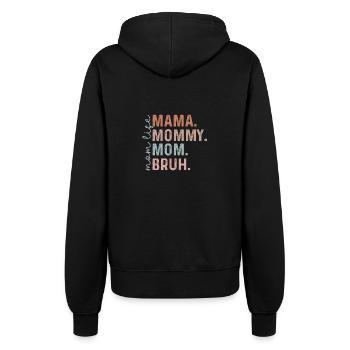 De Mama à Bruh | Citation amusante pour maman - Veste à capuche Femme - noir - Dos - Maraike (178cm)