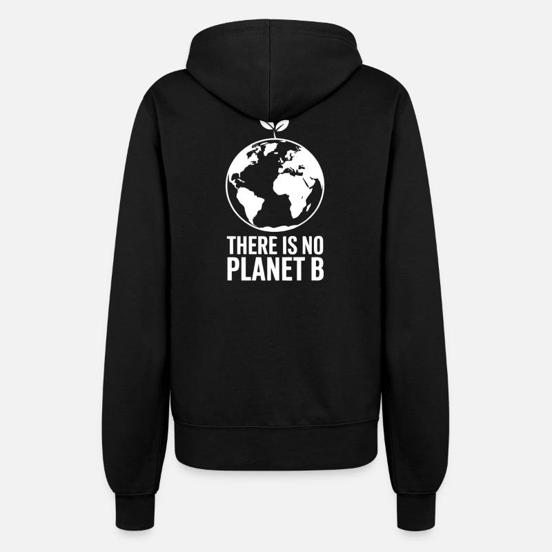 There is no plan B, climate protection - Women’s Hooded Jacket - black
