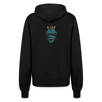 shirt, conception, t-shirt - Veste à capuche Femme - noir - Dos - Maraike (178cm)