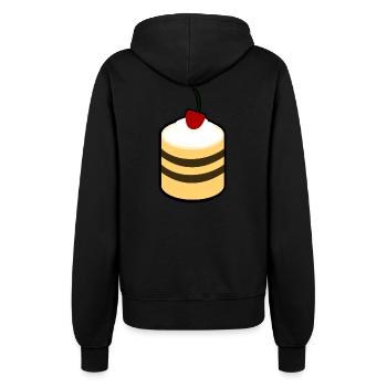 Gâteau aux cerises - Veste à capuche Femme - noir - Dos - Maraike (178cm)