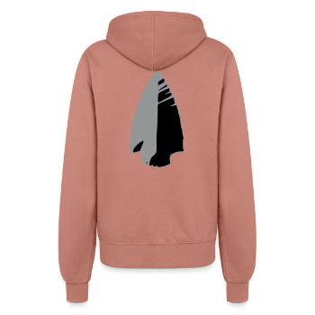 flint arrowhead indian - Veste à capuche Femme - rose poudré - Dos - Maraike (178cm)