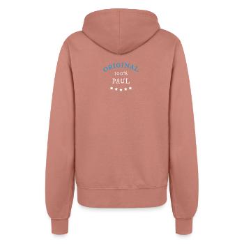 100% original Paul, cadeau, nom - Veste à capuche Femme - rose poudré - Dos - Maraike (178cm)