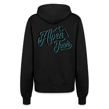 alpen tour - Frauen Kapuzenjacke - Schwarz - Hinten - Maraike (178cm)