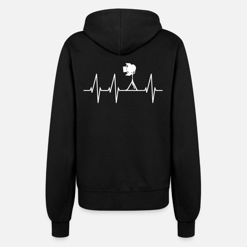 Stage Technology Heartbeat Stage Technician - Women’s Hooded Jacket - black
