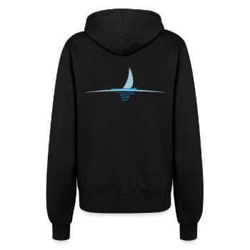 sailor - Women’s Hooded Jacket - black - Back - Maraike (178cm)