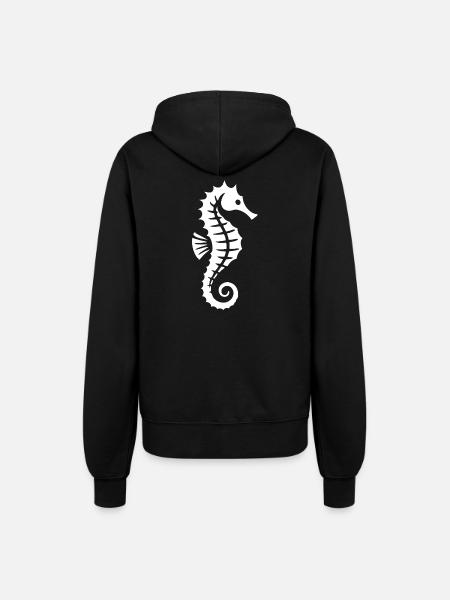 Seepferdchen | Schwimmabzeichen - Frauen Kapuzenjacke - Schwarz