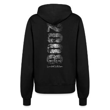 Limited Edition 2008 Geburtstag Geschenk - Frauen Kapuzenjacke - Schwarz - Hinten - Maraike (178cm)