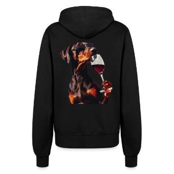 Doberman - Veste à capuche Femme - noir - Dos - Maraike (178cm)