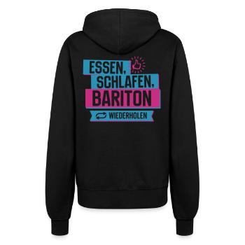 Hobby Bariton - Frauen Kapuzenjacke - Schwarz - Hinten - Maraike (178cm)