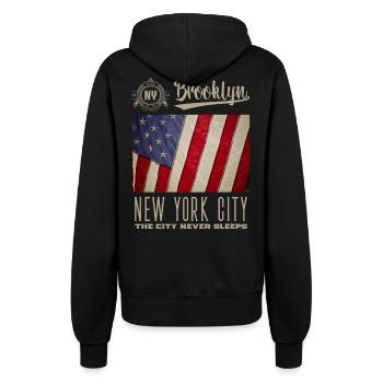 Ville de New York · Brooklyn - Veste à capuche Femme - noir - Dos - Maraike (178cm)