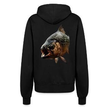 Piranha - Women’s Hooded Jacket - black - Back - Maraike (178cm)