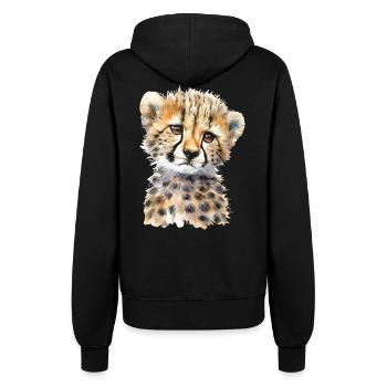 Gepard - Frauen Kapuzenjacke - Schwarz - Hinten - Maraike (178cm)