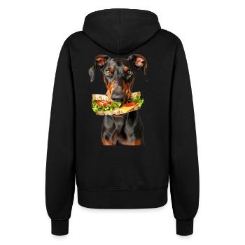 Doberman - Veste à capuche Femme - noir - Dos - Maraike (178cm)