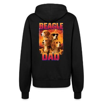 Beagle - Frauen Kapuzenjacke - Schwarz - Hinten - Maraike (178cm)