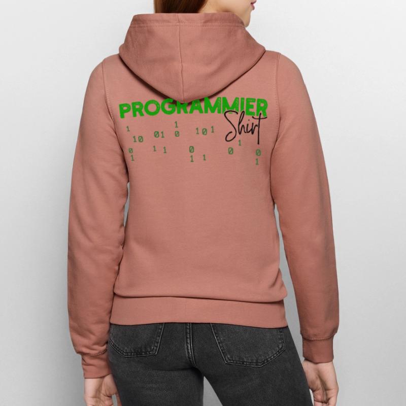 Programmierer Developer Code Statement Skripting Frauen Kapuzenjacke