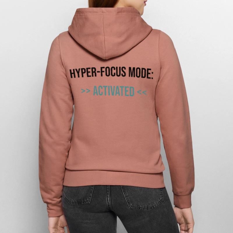 Mode Hyper-Focus : Activé - Déclaration Veste à capuche Femme