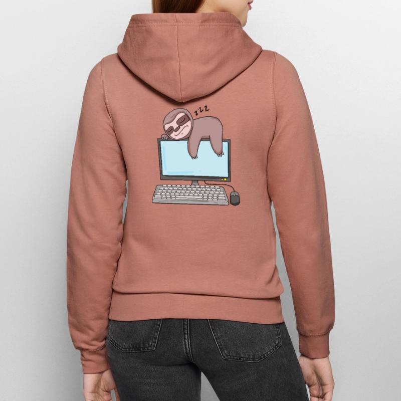 Computer Nerd Programmierer Geschenk Frauen Kapuzenjacke